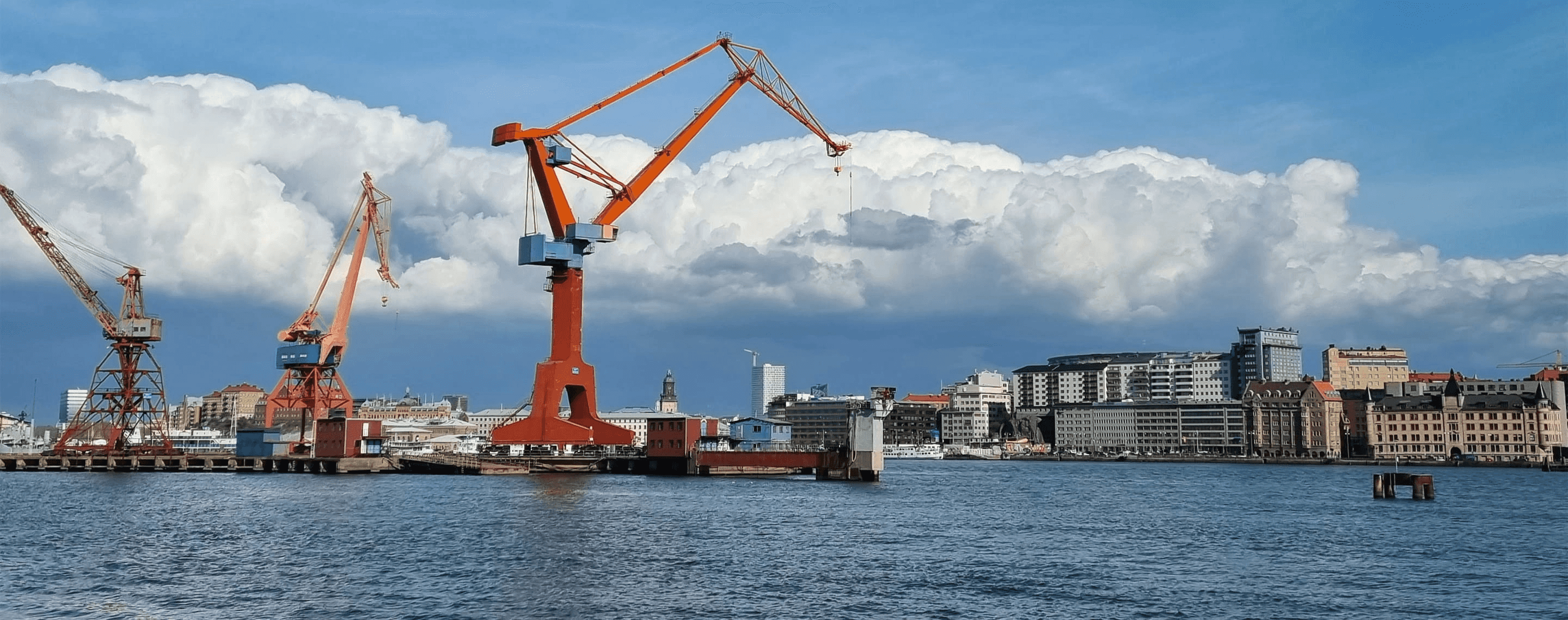 Frachthafen von Göteborg in Schweden