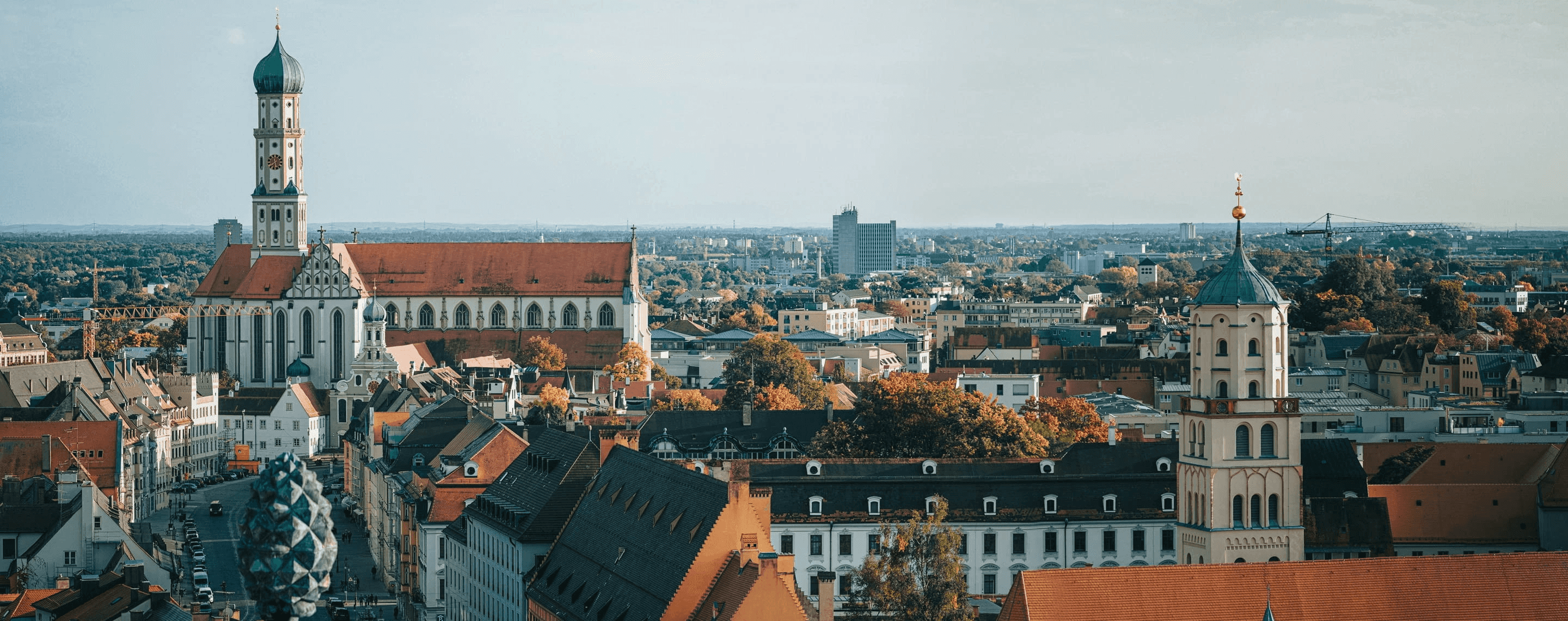 Stadtansicht von Augsburg