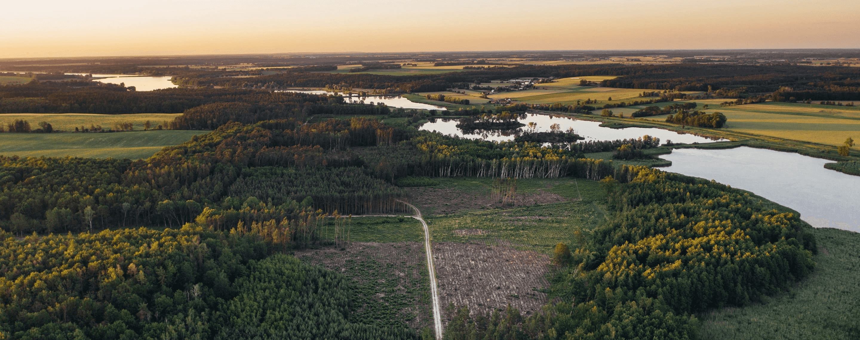 Landschaftsbild von Polen