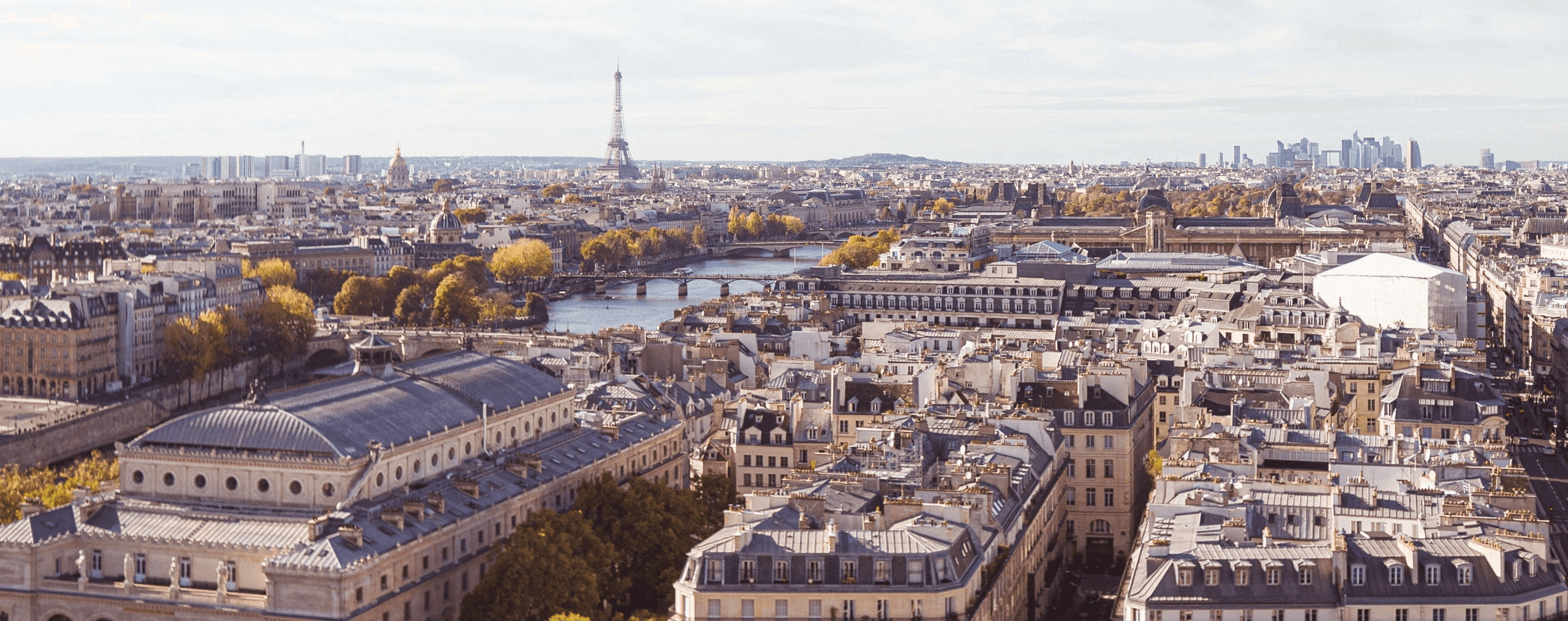 Panorama der französischen Hauptstadt Paris