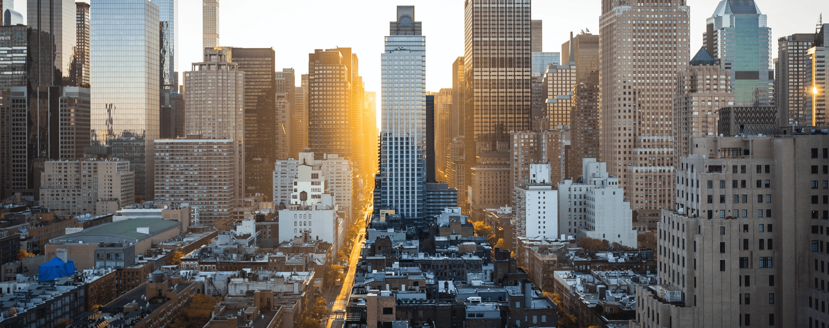 Blick in die City von New York, USA