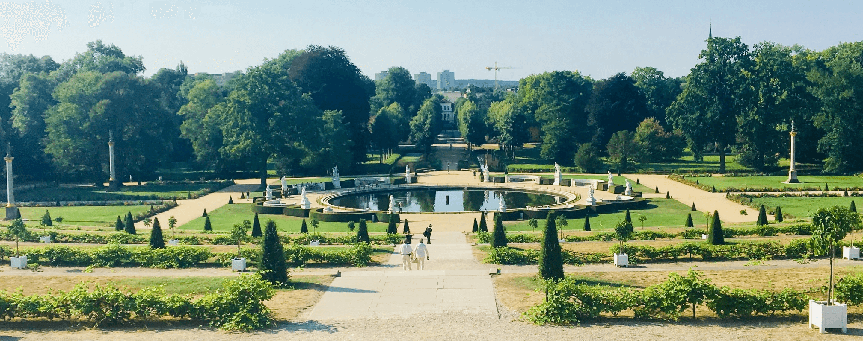 Gartenanlage von Schloss Sanssouci in Potsdam