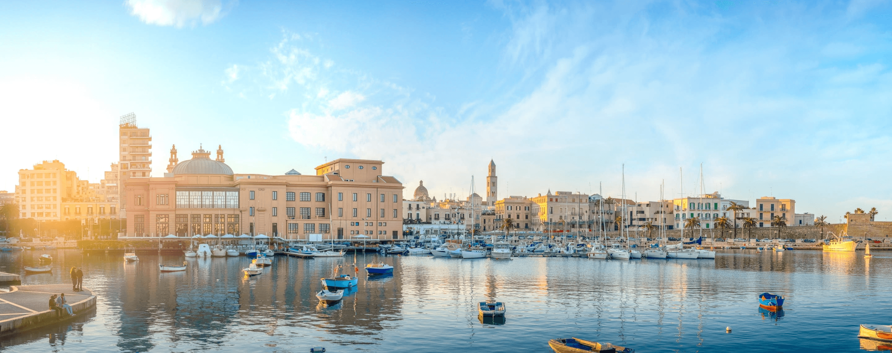 Hafen von Bari, Italien