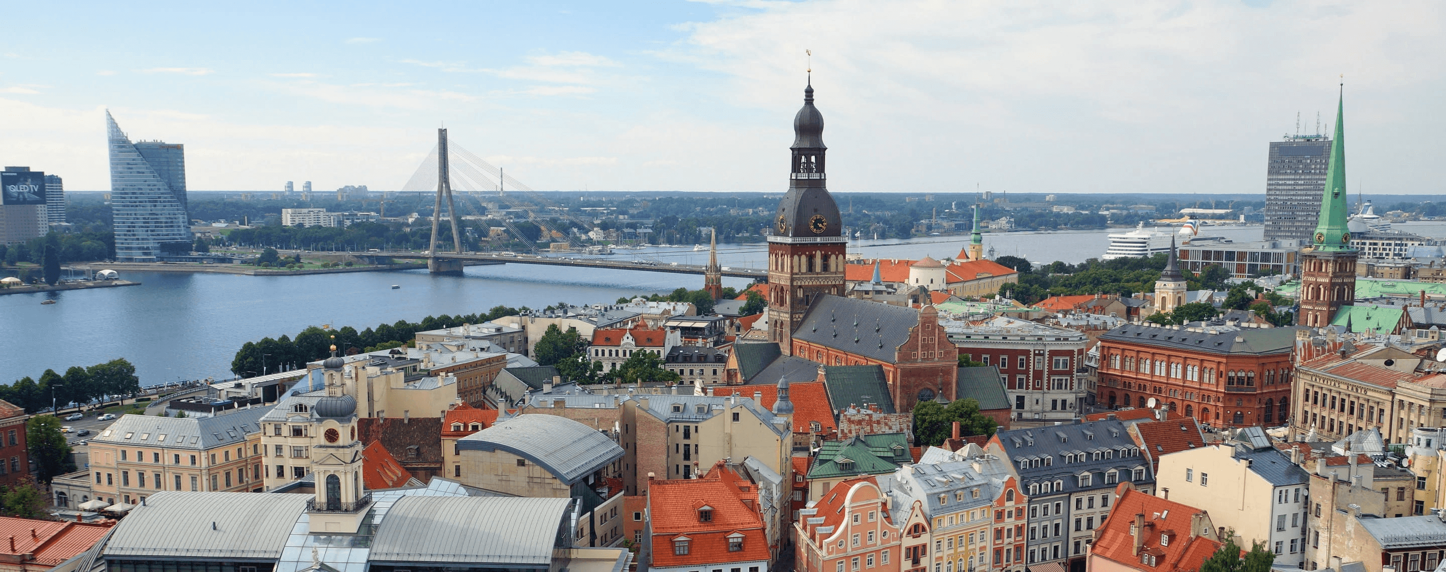 Panorama von Riga, Lettland