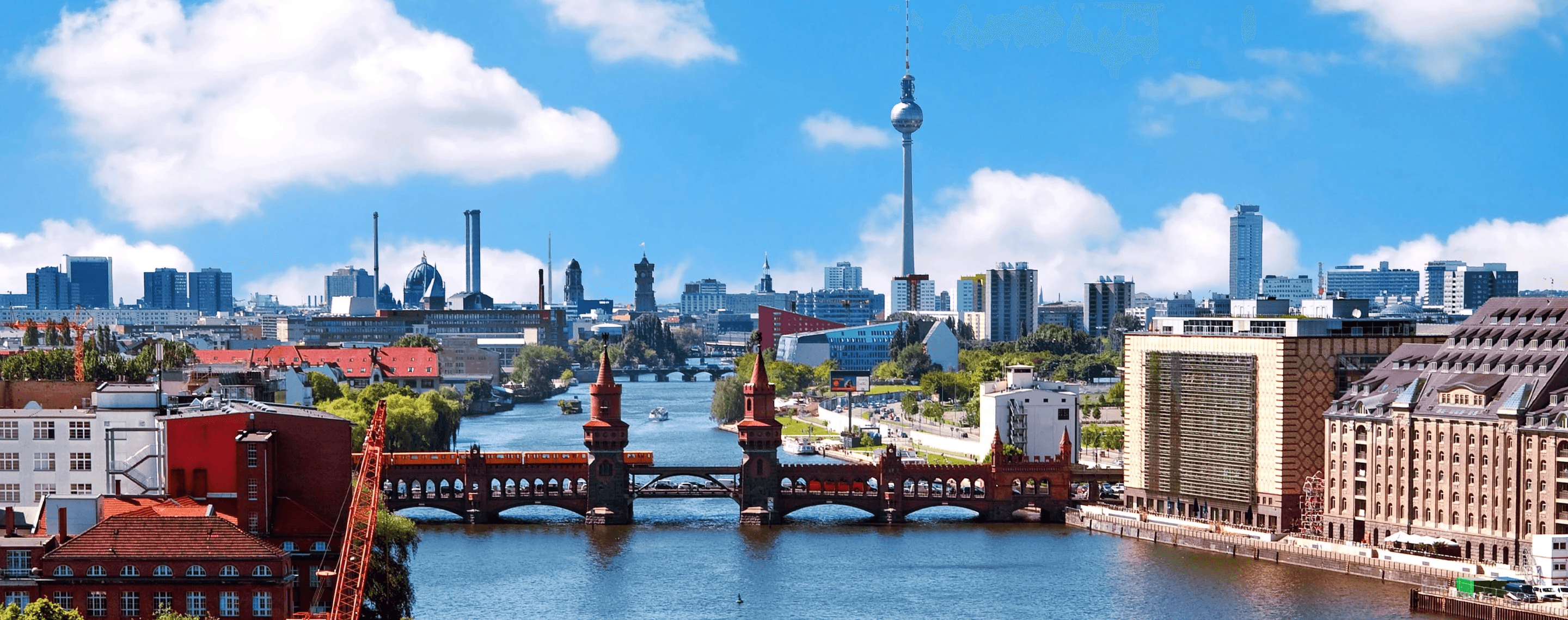 Blick auf die deutsche Hauptstadt Berlin