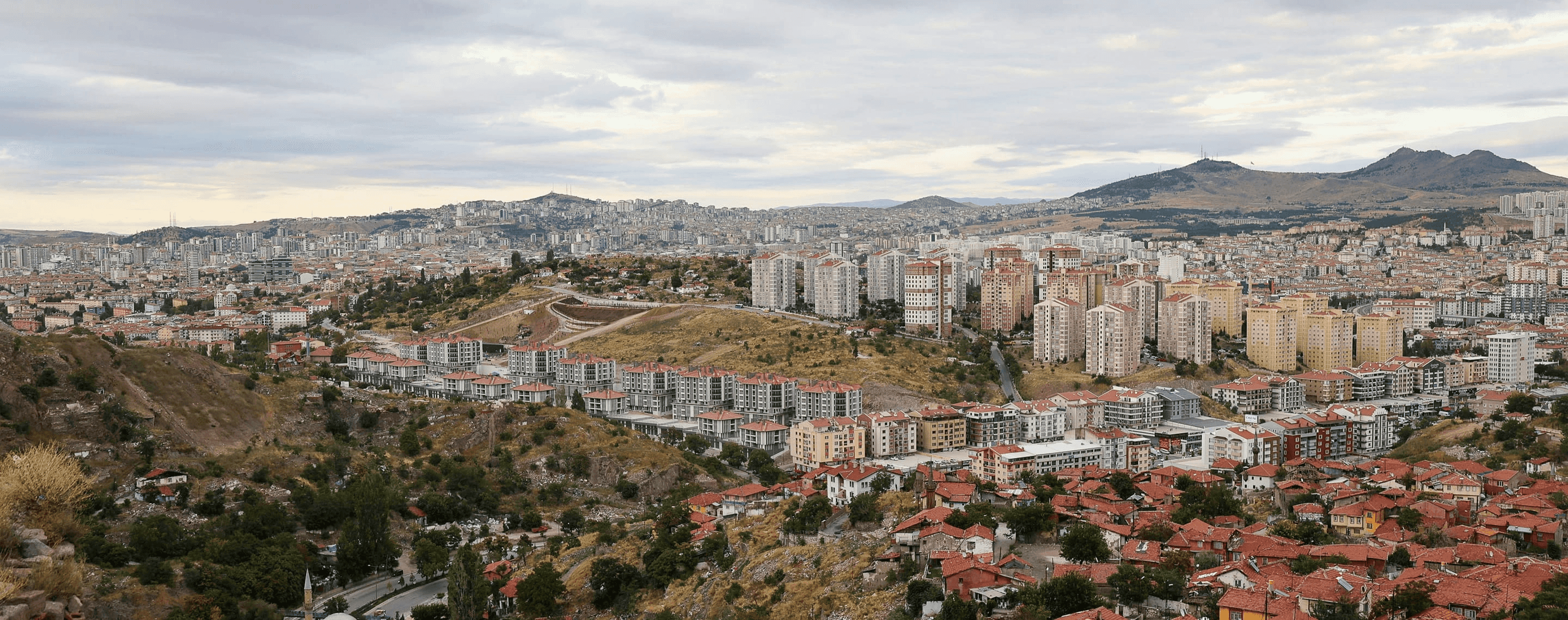 Panoramablick auf Ankara