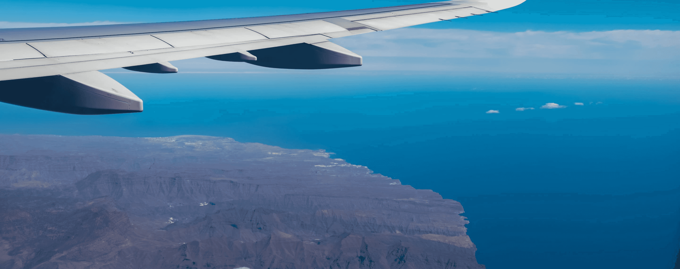 Anflug auf Gran Canaria, Spanien