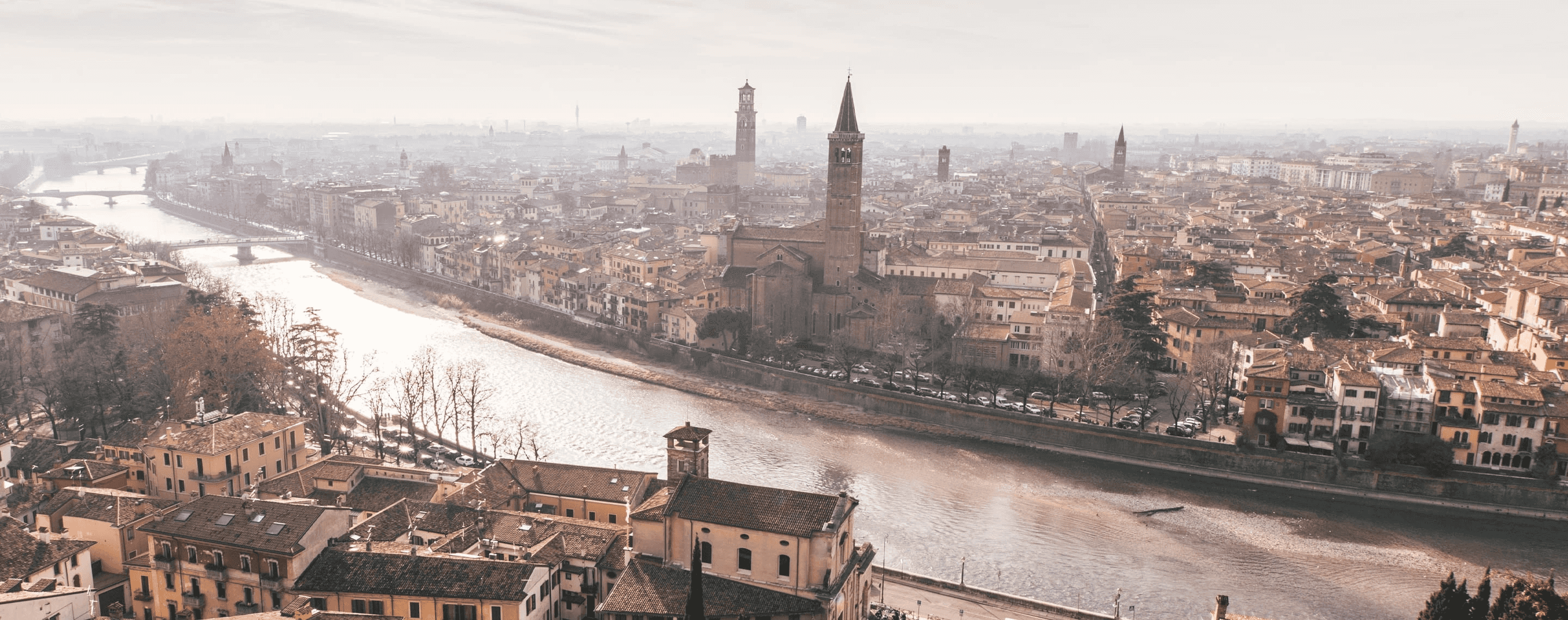 Panorama von Verona, Italien