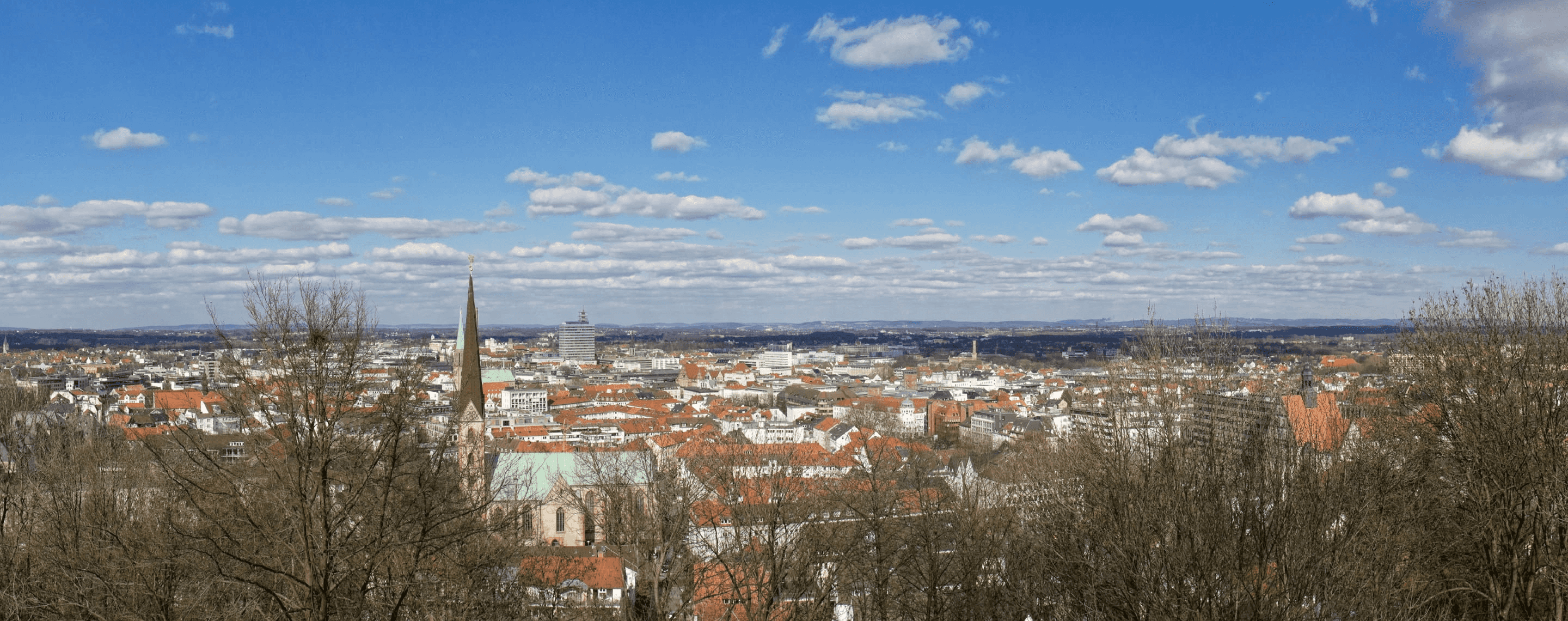 Panorama von Bielefeld