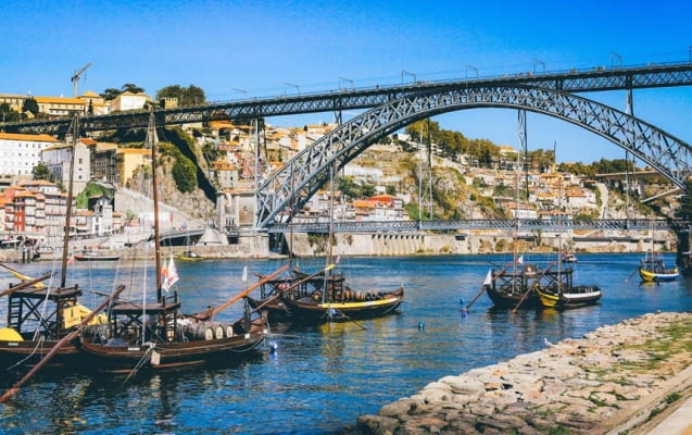 Ponte Lius I in Porto Portugal