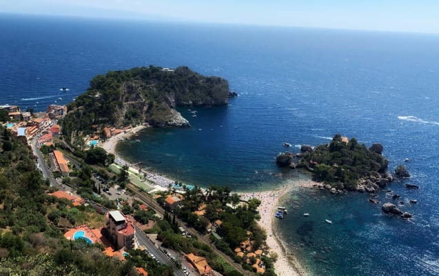 Isola Bella bei Taormina auf Sizilien